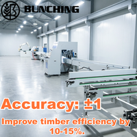 Linea Sierra CNC Optimizada Industrial para Tableros Finger Joint Sistema Automatico de Clasificacion y Corte