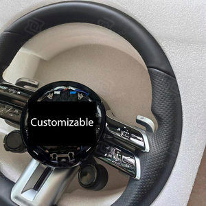 Volante de Cuero en Oferta para <span class=keywords><strong>Mercedes</strong></span> Benz <span class=keywords><strong>AMG</strong></span> C63 E63 GT50 GT63 G63 GLE53 GLE63 W213 W176 W167 W222, Listo para Instalar - Product Image 6