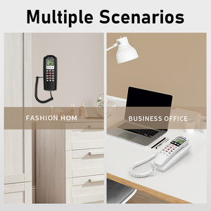 FICAN1037 Téléphone filaire mural <span class=keywords><strong>de</strong></span> style chaud Utilisation interne <span class=keywords><strong>de</strong></span> l'hôtel avec identification <span class=keywords><strong>de</strong></span> l'appelant <span class=keywords><strong>Prix</strong></span> concurrentiel Téléphone <span class=keywords><strong>fixe</strong></span> - Product Image 3