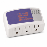 Protecteur de tension à 3 prises Puluos KE-V008 pour équipement électronique 110V AC 15A
