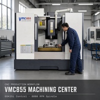 Centre d'usinage vertical CNC VMC855, machine de fraisage CNC pour moules métalliques, pièces automobiles, usinage par lots