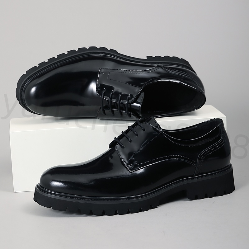 Formal Leather Shoes for Men without Lace Stylish Durable