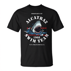 T-shirt vintage de l'équipe de natation Alcatraz 1968 San Francisco Ca - Product Image 2