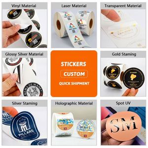 Étiquettes rondes autocollantes en papier pour bougies de massage FX Candle Q, fabriquées aux États-Unis, écologiques, pour usage professionnel - Product Image 6