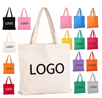 Sac fourre-tout en toile imprimé sur mesure, multicolore, vierge, réutilisable, pour le shopping en gros