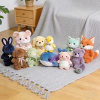 Direct van de fabriek, klaar voor verzending, diverse maten, gemengde dieren knuffels, knuffels in bulk, kraanmachine prijs, game center aanbod, zacht