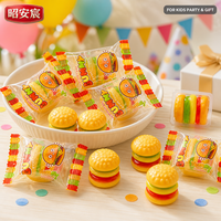 Hamburger Gummy Candy's QQ Jelly Dranken Glucose Meerkleurig 250g/500g Zak Groothandel OEM/ODM Maatwerk