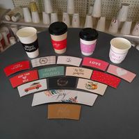 Gobelet à café chaud épaissi avec logo personnalisé, gobelet en papier jetable pour dégustation