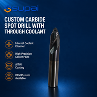Forets de perçage de précision personnalisés SUPAL haute performance 90 60 120 degrés 4-20 mm NC CNC OEM ODM