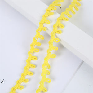 Stok tersedia grosir harga grosir tali kerah warna-warni pemangkas loop kancing elastis untuk garmen - Product Image 5