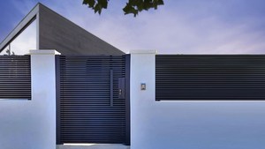 Bản Lề Vườn Cổng Nhôm Đôi Cổng Gắn Vào Lối Đi Bằng Kim Loại Nhôm Trang Trí Công Nghiệp - Product Image 3