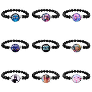 Venta caliente Kpop Demon Hunter Mira Rumi Zoey Linda pulsera de cuentas de cristal de dibujos animados elegante regalo de novedad para la colección de fanáticos de la película - Product Image 2