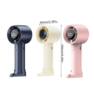 Hot Sale High-Speed USB <b>Mini</b> Portable Desktop and Handheld <b>Fan</b> with Digital Display for Outdoor Use - Product Image 6