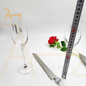 Verre à champagne en cristal couteau à gâteau occidental <span class=keywords><strong>pelle</strong></span> ensemble de verres à vin en acier inoxydable 304 vaisselle restaurant ensemble de verres à vin - Product Image 3