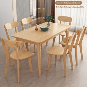 Mesas de Comedor Modernas de Madera Maciza Cuadradas y Estables Multifuncionales para Restaurantes Pequeños Tipo Apartamento y Alojamientos Turísticos - Product Image 6