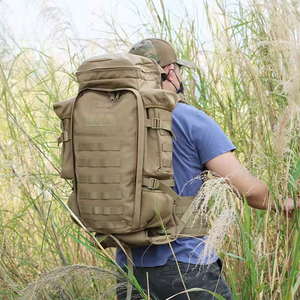 Sac à dos tactique grande capacité 70L, système MOLLE, nylon imperméable, toutes saisons, randonnée, camping, aventure, voyage - Product Image 5