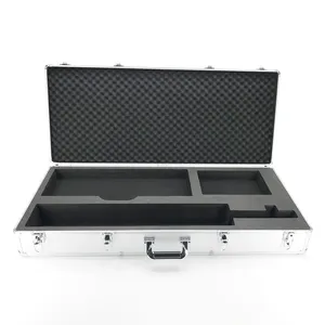 定制专业铝制工具手提箱，带软EVA泡沫