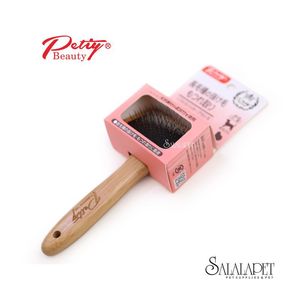 Peine para perros, peine para mascotas, cepillo para pelo de perro, peine de púas, peine desenredante, suministros para peinar perros y gatos / Peine de bambú Moso S # - Product Image 2
