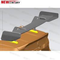 Aileron en fibre de carbone E92, adapté aux BMW M3 E92 2008-2013, aileron arrière modifié en fibre de carbone, diffuseur