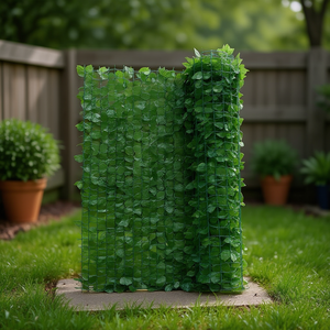 Panneau de feuilles de lierre artificielles DB, 40 pouces, pour extérieur, certifié anti-UV, en plastique, plante décorative de jardin - Product Image 2