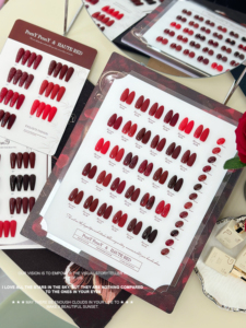 BIYING 2025 Nuovo Kit Gel UV Francese 30 Colori con Lampada LED/UV, Lunga Durata, Senza HEMA, Senza TPO, Non Tossico, Serie Rossa per Nail Art - Product Image 2