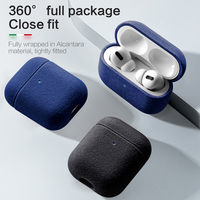Étui de luxe pour AirPods Pro 3 en Alcantara, accessoires tout compris avec coque de protection pour AirPods 4