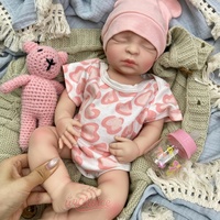 Yıkanabilir Silikon Yeniden Doğmuş Bebek Bebek Oyuncakları Gerçekçi 45cm Anatomik Olarak Doğru Kız Bebek Emzikli Yenidoğan Oyuncak Günlük Arkadaş İçin