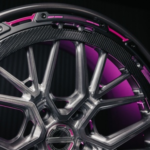 Cerchi in Fibra di Carbonio SRX con Accenti <span class=keywords><strong>Rosa</strong></span>, Forgiati 5x114.3 per Auto Modificate - Product Image 3