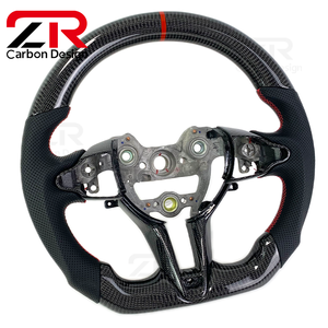 Volante Deportivo Personalizado de Fibra de Carbono para el Interior del Automóvil, para Hyundai Elantra N, I30N, I20N, Veloster N, N-line, <span class=keywords><strong>Fastback</strong></span> - Product Image 3