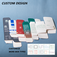 Cajas de Papel Artístico con Logotipo Personalizado, Ecológicas, para Perfume, Aceite Esencial, Lápiz Labial, Embalaje de Lujo con Base Plegable