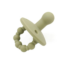 Sucettes en silicone pour bébé, sûres et résistantes aux morsures, fournisseur chinois, nouveau design, sucettes en silicone pour bébé, bavoirs