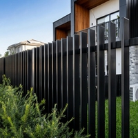Clôture de sécurité en aluminium thermolaqué au design moderne, très vendue, pour extérieur, balcon, villa, respectueuse de l'environnement