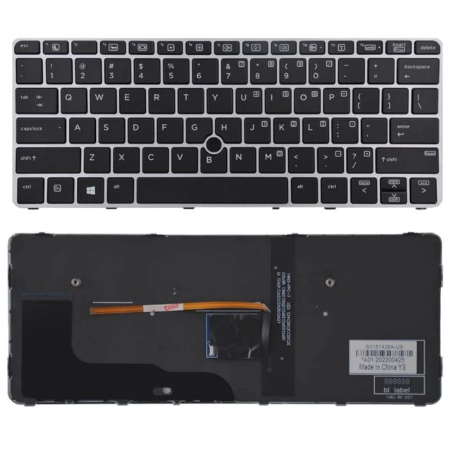 Factory Direct Supply Laptop Keyboard for HP EliteBook 820 G3/820 G4/725 G3/725 G4 Laptop US Backlit Point Keyboard