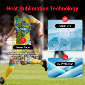 Maillots de football tendance et personnalisés 100% polyester antibactériens à séchage rapide, design unique, kits de football pour l'école et les amateurs - Product Image 6