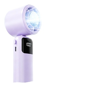 Tec Semiconductor Ice Cooling Wearable Handheld 100-Speed Stepless Adjustable Portable Mini <b>Fan</b> Neck Hanging Phone <b>Stand</b> Car - Product Image 1