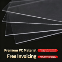 Plaques PC de haute qualité (polycarbonate) : découpables et personnalisables par usinage CNC, répondant à divers besoins créatifs