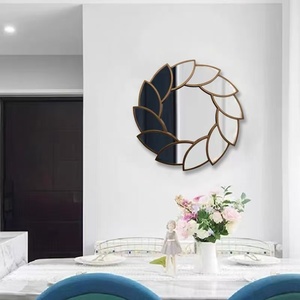 60X60Cm Forme Irrégulière Porche <span class=keywords><strong>Couloir</strong></span> Décoration <span class=keywords><strong>Miroir</strong></span> En Trois Dimensions Simple <span class=keywords><strong>Miroir</strong></span> Créatif - Product Image 3