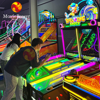 Machine de bowling à pièces pour divertissement intérieur, jeu d'arcade à 2 joueurs, machine de bowling à chocs roulants