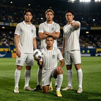 Camiseta de Fútbol BASKETMAN con Rayas Elegantes, Estilo Vintage, Transpirable, Uniforme Personalizado para Equipos Amateurs y Profesionales