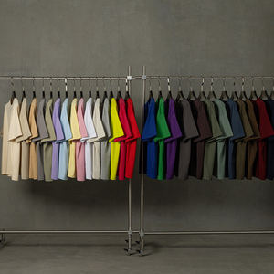 T-shirt Oversize da Uomo a Spalla Cadente, Manica Corta, Ideale per Personalizzazione <span class=keywords><strong>del</strong></span> Brand - Vendita all'Ingrosso - Product Image 2