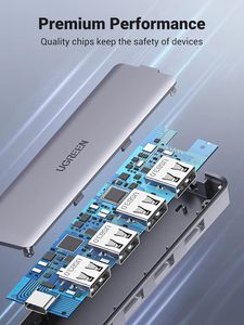 <span class=keywords><strong>Hub</strong></span> <span class=keywords><strong>USB</strong></span> Tipo <span class=keywords><strong>C</strong></span> <span class=keywords><strong>UGREEN</strong></span> con 4 Puertos <span class=keywords><strong>USB</strong></span> 3.0 para Laptop, MacBook Pro/Air, iPad Pro, Chromebook, para XPS, para S23-0.5FT - Product Image 6