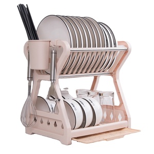 Hot product kitchen dish storage rack table top drain bowl rack put tableware kitchen storage rack