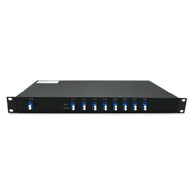 19 Inch 1U Rack Mounted 8 Channel 100GHz DWDM Mux Demux Dense Wavelength Division Multiplexer Equipment