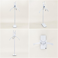 Lampe à ongles sur pied 2-en-1 avec logo personnalisé, lumière demi-lune UV LED à col de cygne pour techniciens de salon, vente en gros