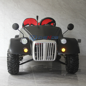 Coche clásico convertible negro de 2 asientos, coche turístico vintage antiguo, coche clásico eléctrico hecho en China con certificación CE - Product Image 2