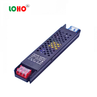Alimentation électrique industrielle à découpage linéaire ultra-mince Lianghong LS-10W-600W 220V/110VAC-DC 12V 24V 48V à sortie étroite pour LED