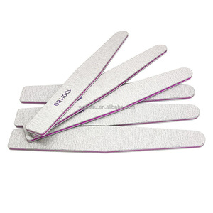 Customized Logo Double-Sided Nail File Emery Board Made of Sponge Material