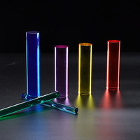 Signe à ressort fluorescent fileté grand acrylique extrudé tiges de torsion tige carrée en verre couleur claire