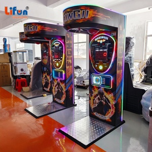 Lifun Boxer II : borne de jeu de boxe à monnayeur, testeur de <span class=keywords><strong>force</strong></span> et de vitesse avec distribution de tickets de récompense pour centres commerciaux et parcs d'attractions - Product Image 5