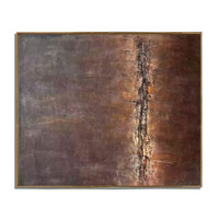 Art original fait main, huile sur toile, abstrait moderne, géométrique, relief, taille et cadre personnalisés, texture 3D vintage, art mural